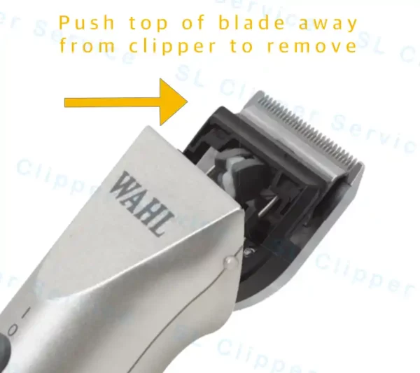 Wahl Remove clipper blade for sharpening
